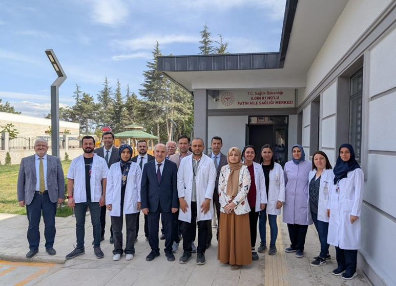 MUDURLERİMİZ YENİ AİLE SAĞLIĞI MERKEZİMİZİ ZİYARET ETTİLER